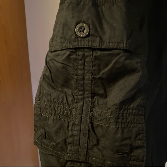 Men's SP Essentials Cargo Shorts Size 4XB Black - Picture 2 of 8